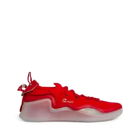 CHRISTIAN LOUBOUTIN Men's Arpoador Low-top Sneakers Red 41.5